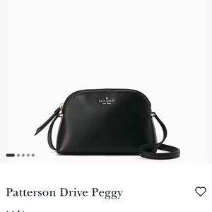 Kate Spade crossbody - black with silver hardware